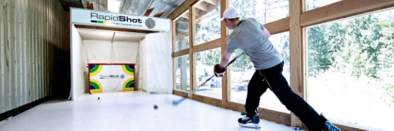 Adult using his RapidShot Residential Model
